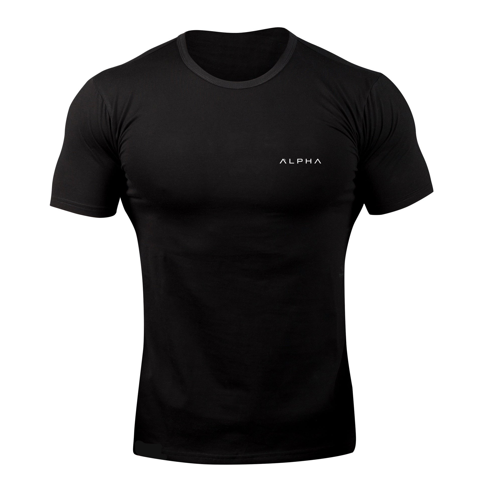 Fitness Short Sleeve Workout T-Shirt for Men, High Elasticity, Quick-Dry Training Gym Shirt